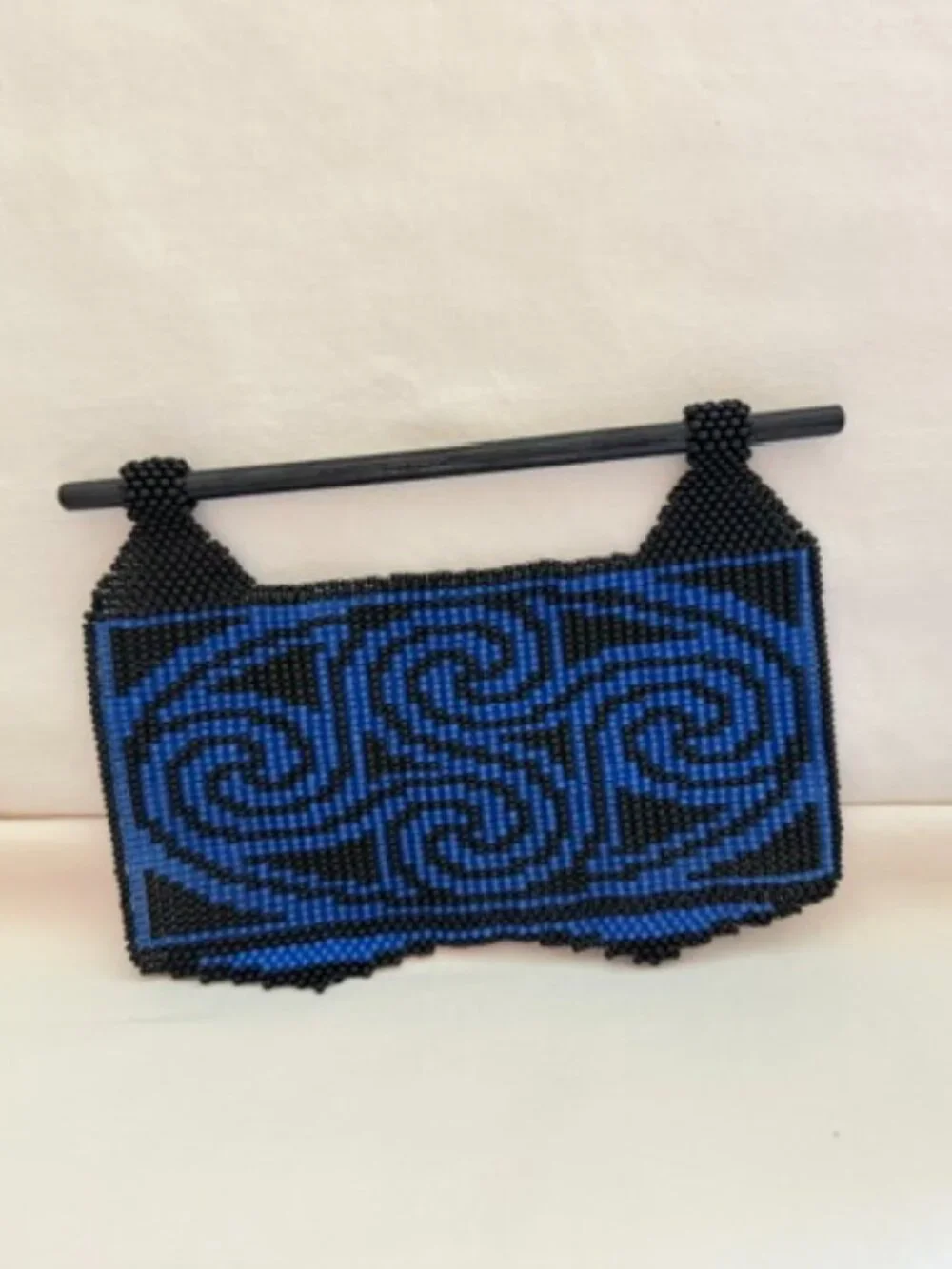 Handmade Woven Bead Art Wall Hanging